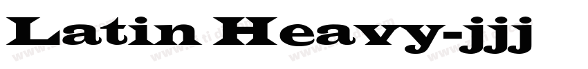 Latin Heavy字体转换